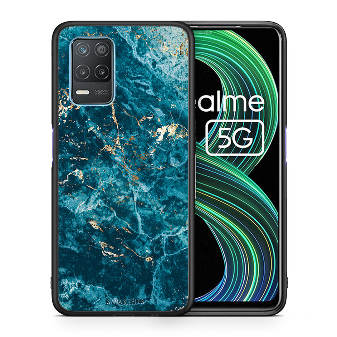 Marble Blue - Realme 8 5G θήκη