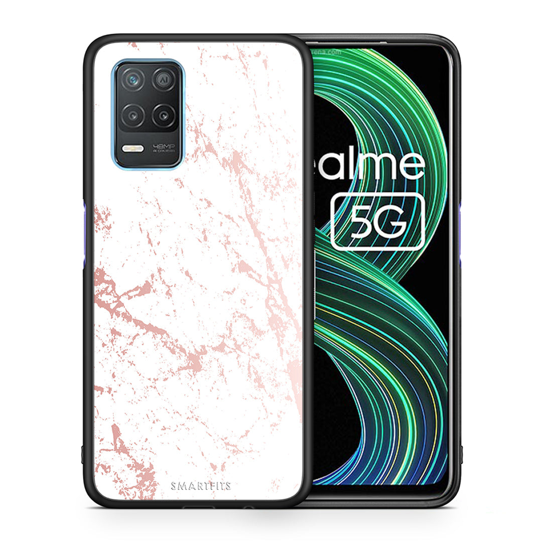 Marble Pink Splash - Realme 8 5G θήκη