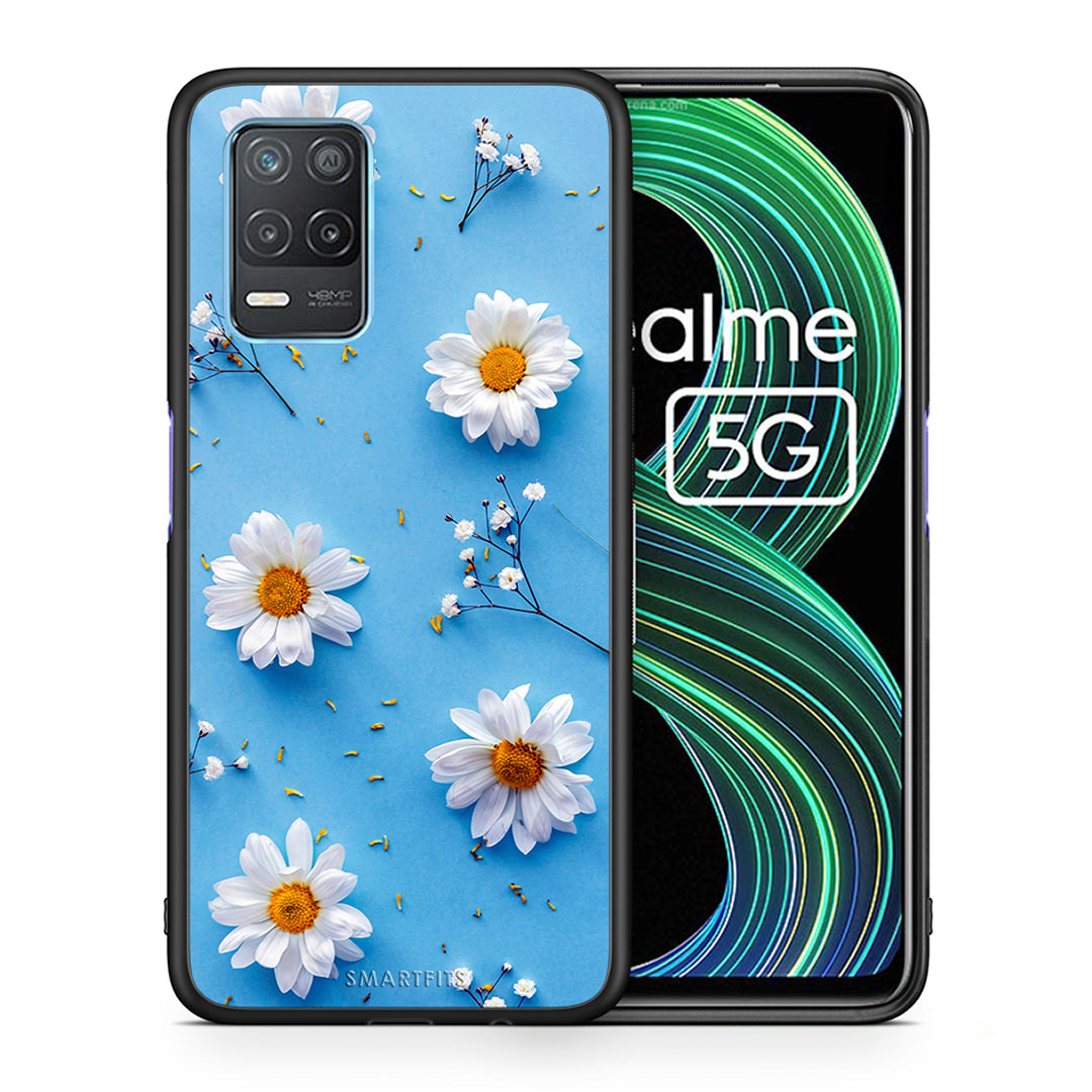 Real Daisies - Realme 8 5G θήκη