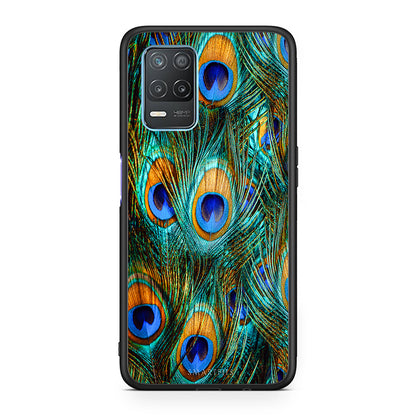 Real Peacock Feathers - Realme 8 5G θήκη