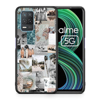 Thumbnail for Θήκη Realme 8 5G Retro Beach Life από τη Smartfits με σχέδιο στο πίσω μέρος και μαύρο περίβλημα | Realme 8 5G Retro Beach Life case with colorful back and black bezels
