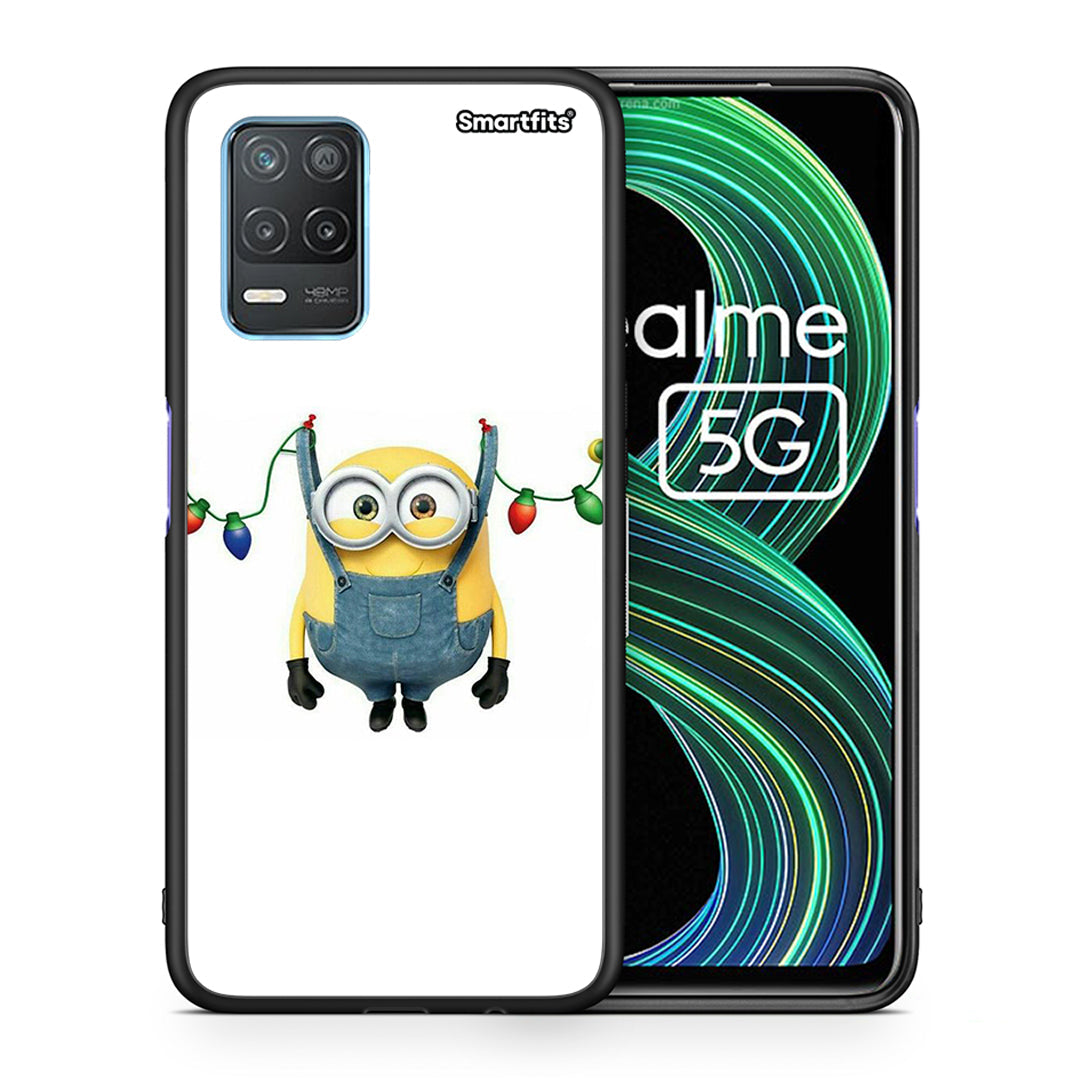 Xmas Minion Lights - Realme 8 5G θήκη