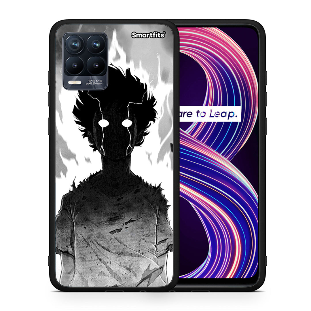 Θήκη Realme 8 / 8 Pro Anime Boy από τη Smartfits με σχέδιο στο πίσω μέρος και μαύρο περίβλημα | Realme 8 / 8 Pro Anime Boy case with colorful back and black bezels