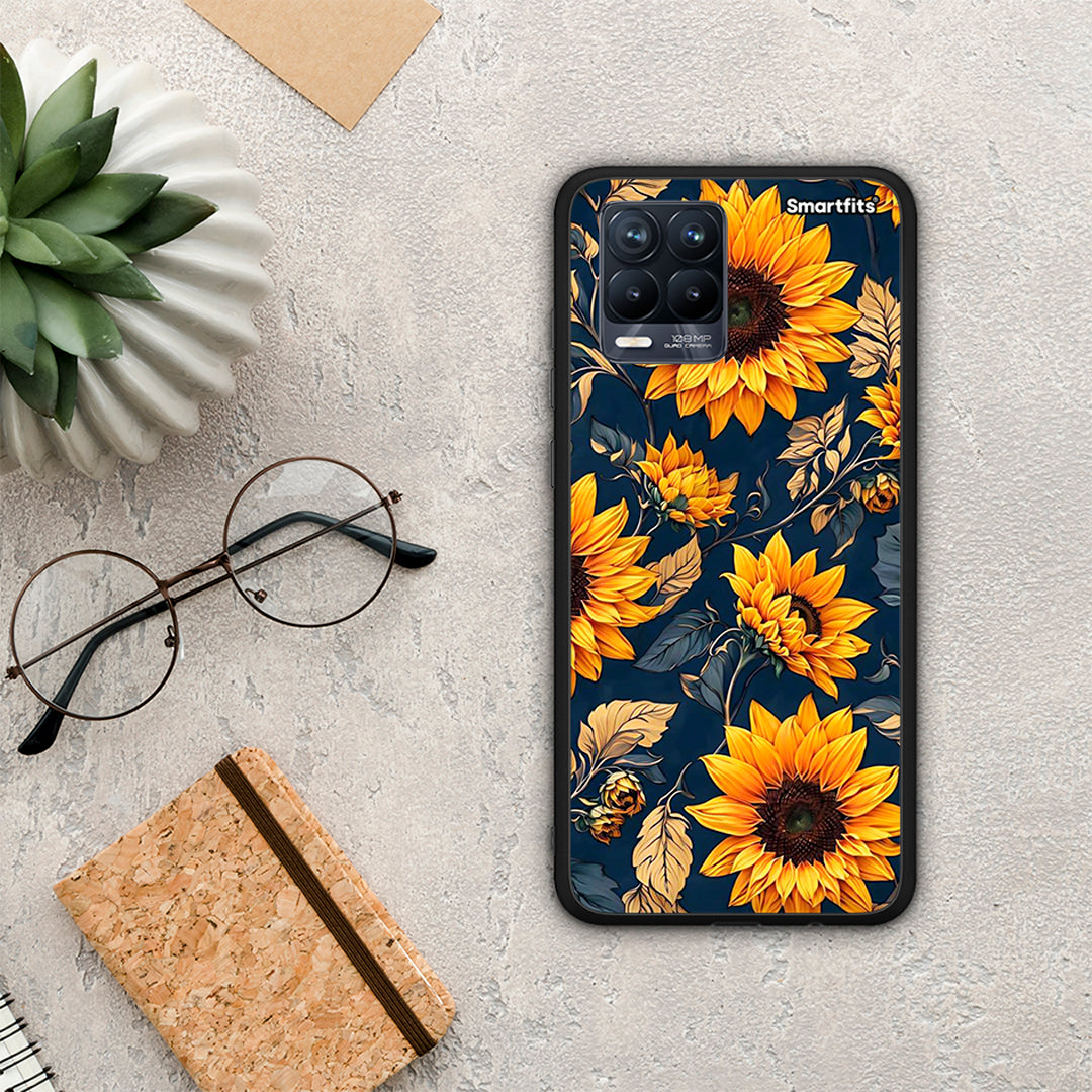 Autumn Sunflowers - Realme 8 / 8 Pro θήκη
