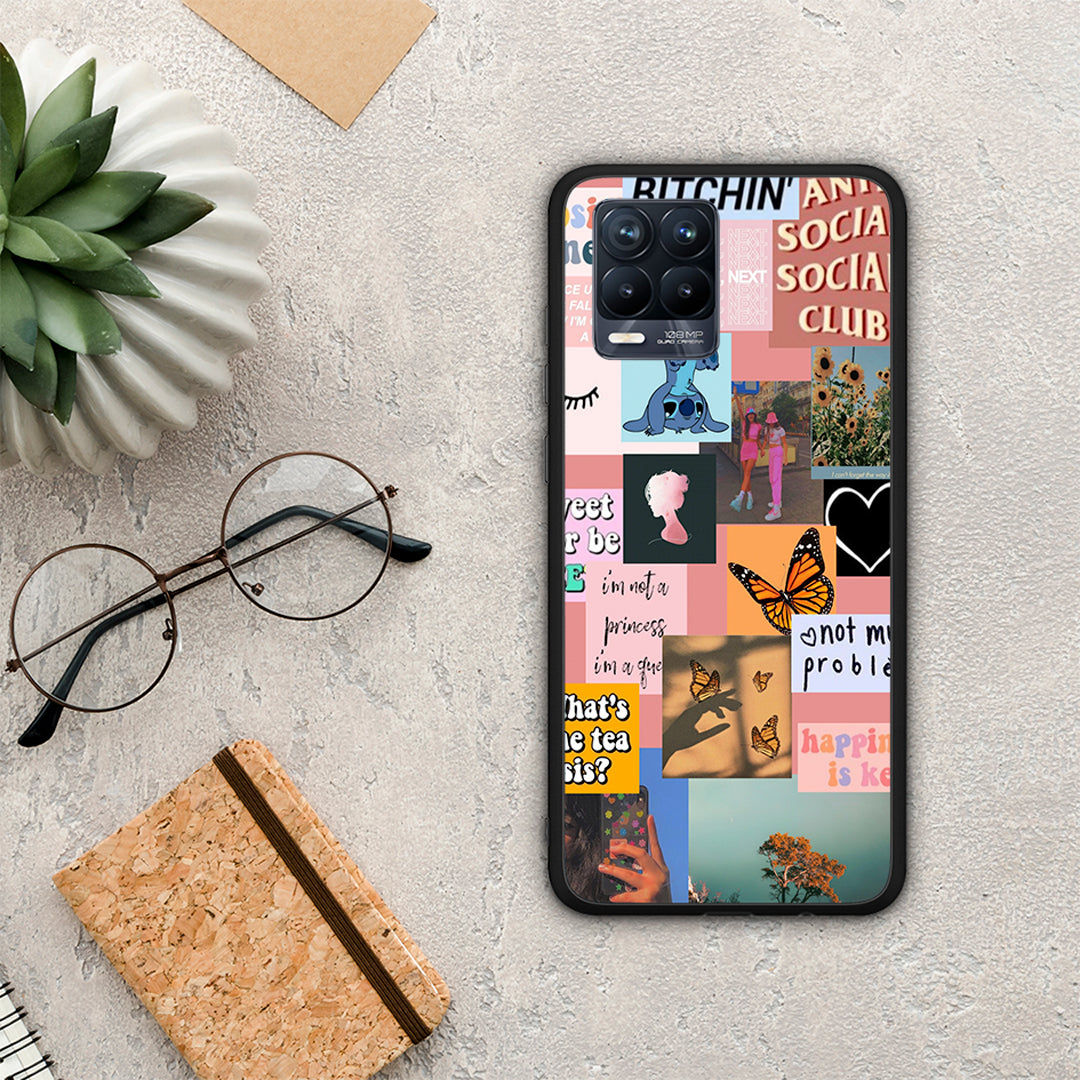 Collage Bitchin - Realme 8 / 8 Pro θήκη