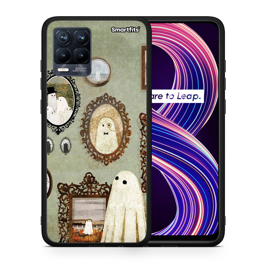 Θήκη Realme 8 / 8 Pro Halloween Ghost Season από τη Smartfits με σχέδιο στο πίσω μέρος και μαύρο περίβλημα | Realme 8 / 8 Pro Halloween Ghost Season case with colorful back and black bezels