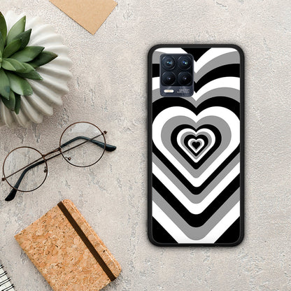 Black Hearts - Realme 8 / 8 Pro θήκη