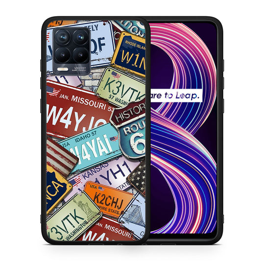 Car Plates - Realme 8 / 8 Pro θήκη