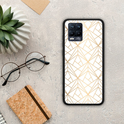 Geometric Luxury White - Realme 8 / 8 Pro θήκη