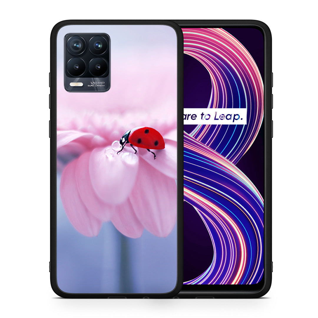 Ladybug Flower - Realme 8 / 8 Pro θήκη
