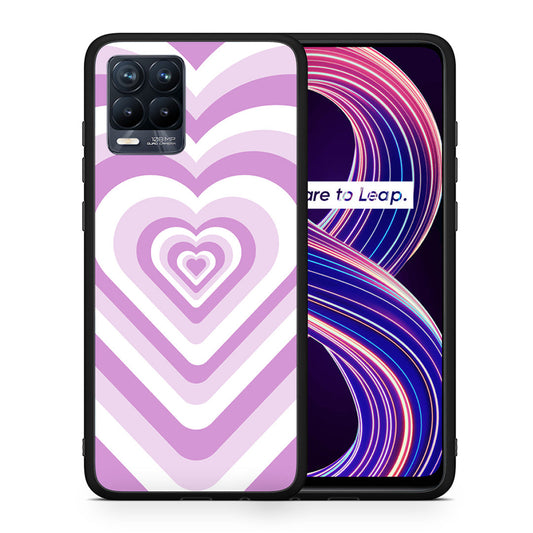 Lilac Hearts - Realme 8 / 8 Pro θήκη