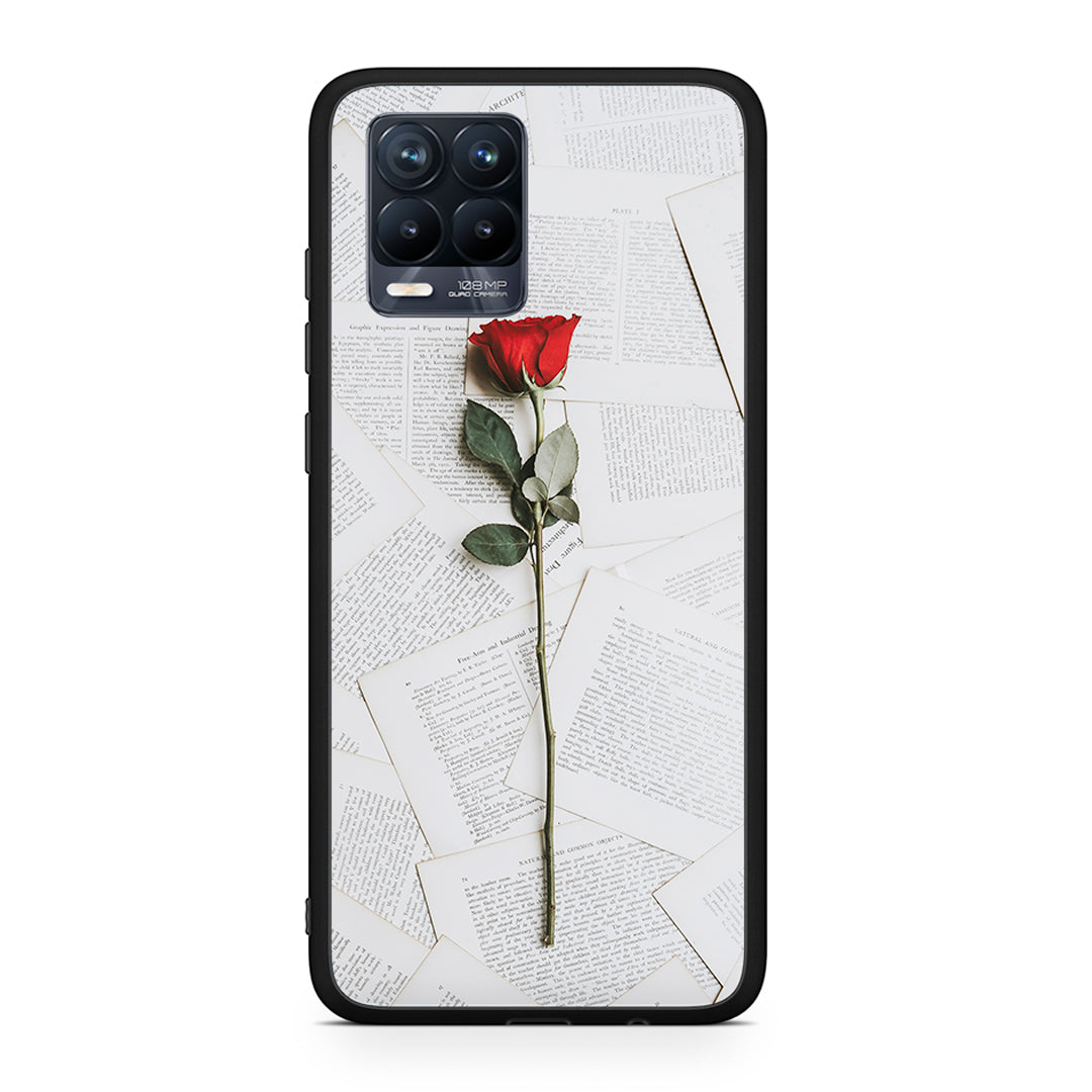 Red Rose - Realme 8 / 8 Pro θήκη