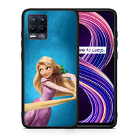 Thumbnail for Θήκη Αγίου Βαλεντίνου Realme 8 / 8 Pro Tangled 2 από τη Smartfits με σχέδιο στο πίσω μέρος και μαύρο περίβλημα | Realme 8 / 8 Pro Tangled 2 case with colorful back and black bezels