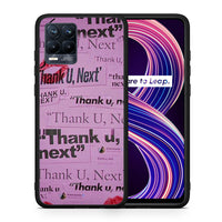 Thumbnail for Θήκη Αγίου Βαλεντίνου Realme 8 / 8 Pro Thank You Next από τη Smartfits με σχέδιο στο πίσω μέρος και μαύρο περίβλημα | Realme 8 / 8 Pro Thank You Next case with colorful back and black bezels