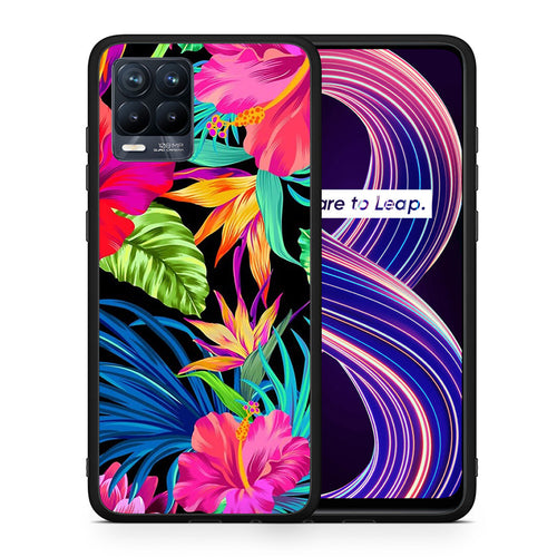 Tropical Flowers - Realme 8 / 8 Pro θήκη