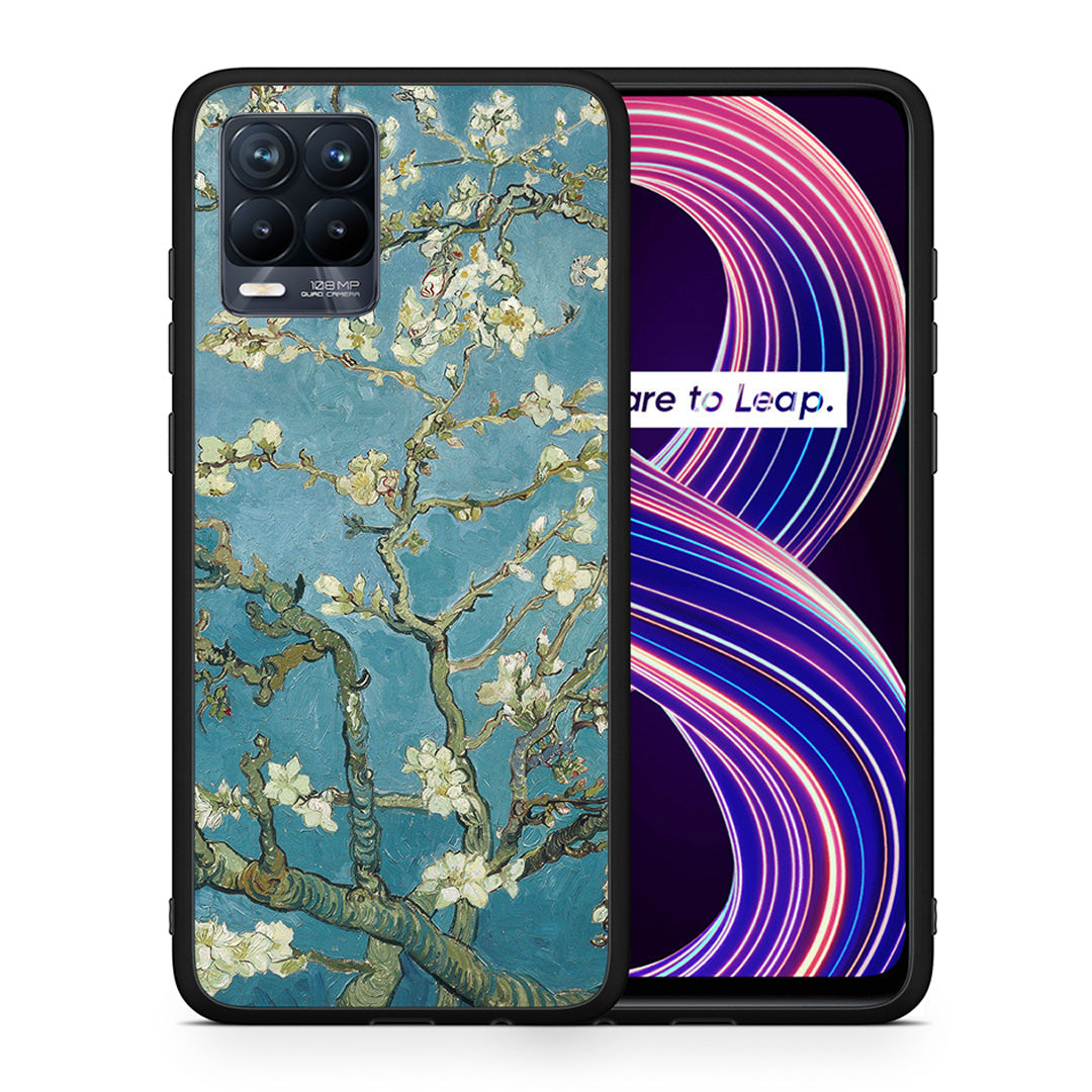 White Blossoms - Realme 8 / 8 Pro θήκη