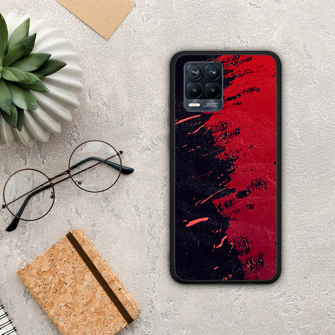 Red Paint - Realme 8 / 8 Pro θήκη