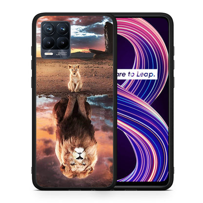 Θήκη Αγίου Βαλεντίνου Realme 8 / 8 Pro Sunset Dreams από τη Smartfits με σχέδιο στο πίσω μέρος και μαύρο περίβλημα | Realme 8 / 8 Pro Sunset Dreams case with colorful back and black bezels