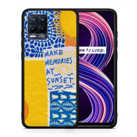 Thumbnail for Θήκη Realme 8 / 8 Pro Sunset Memories από τη Smartfits με σχέδιο στο πίσω μέρος και μαύρο περίβλημα | Realme 8 / 8 Pro Sunset Memories case with colorful back and black bezels