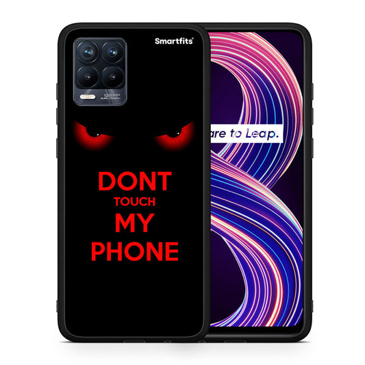 Θήκη Realme 8 / 8 Pro Touch My Phone από τη Smartfits με σχέδιο στο πίσω μέρος και μαύρο περίβλημα | Realme 8 / 8 Pro Touch My Phone case with colorful back and black bezels