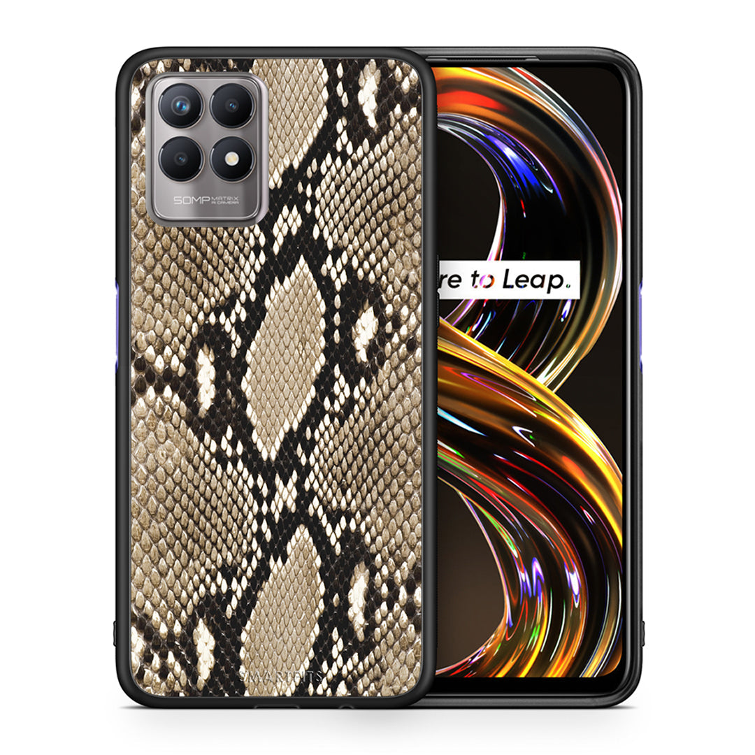 Animal Fashion Snake - Realme 8i θήκη