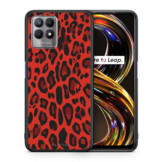 Animal Red Leopard - Realme 8i θήκη