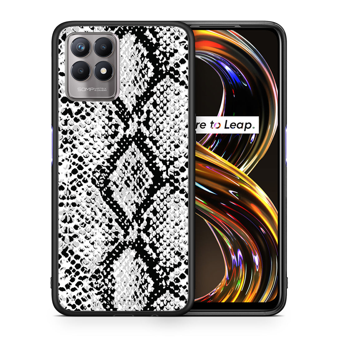 Animal White Snake - Realme 8i θήκη