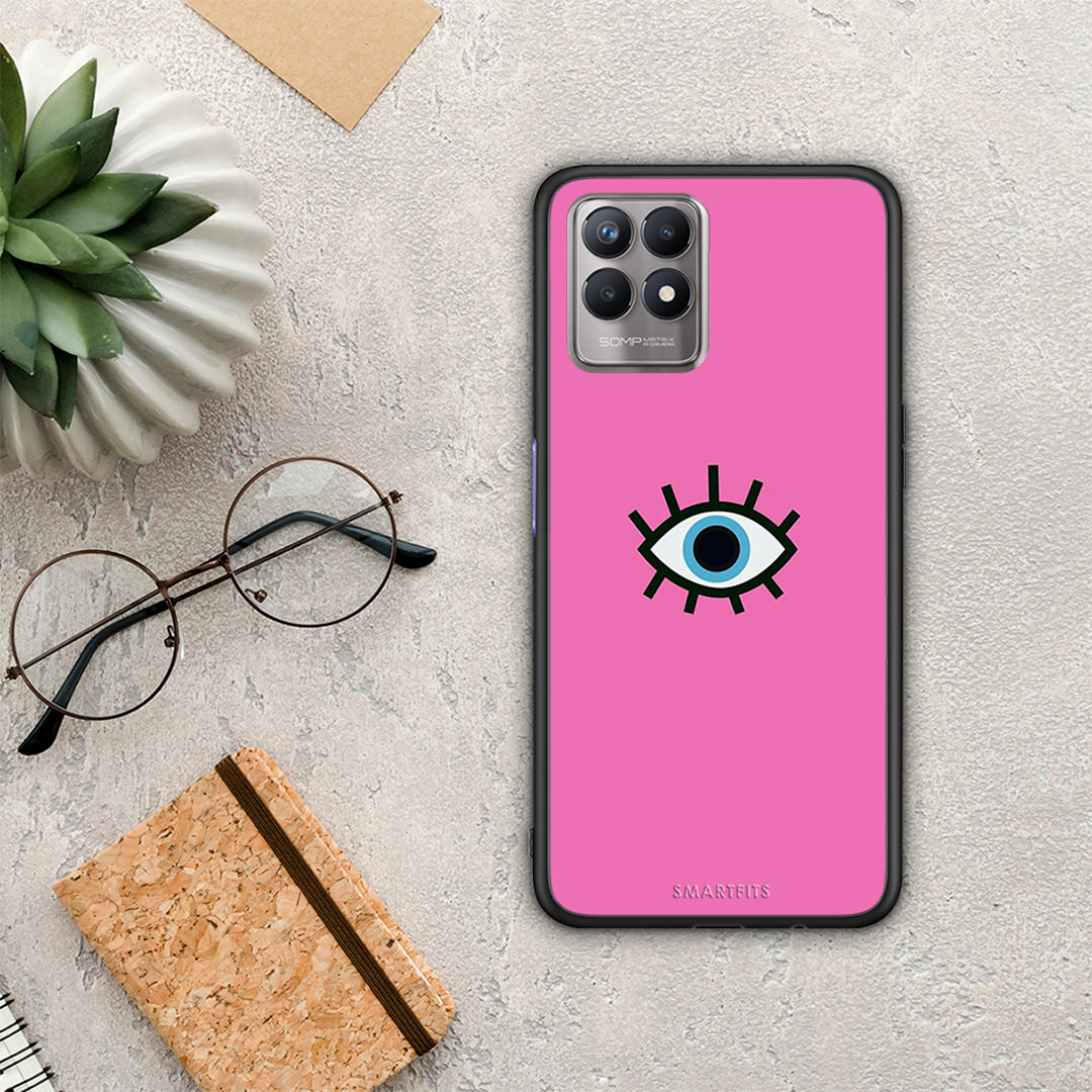Blue Eye Pink - Realme 8i θήκη