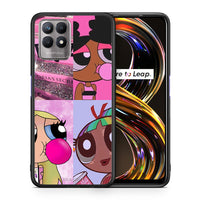 Thumbnail for Θήκη Αγίου Βαλεντίνου Realme 8i Bubble Girls από τη Smartfits με σχέδιο στο πίσω μέρος και μαύρο περίβλημα | Realme 8i Bubble Girls case with colorful back and black bezels