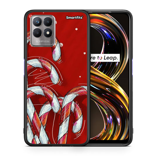 Candy Cane - Realme 8i θήκη
