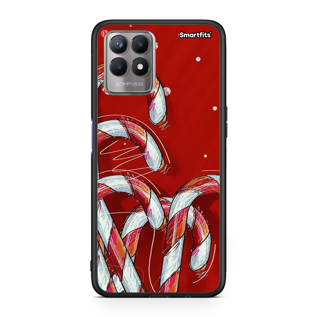 Candy Cane - Realme 8i θήκη