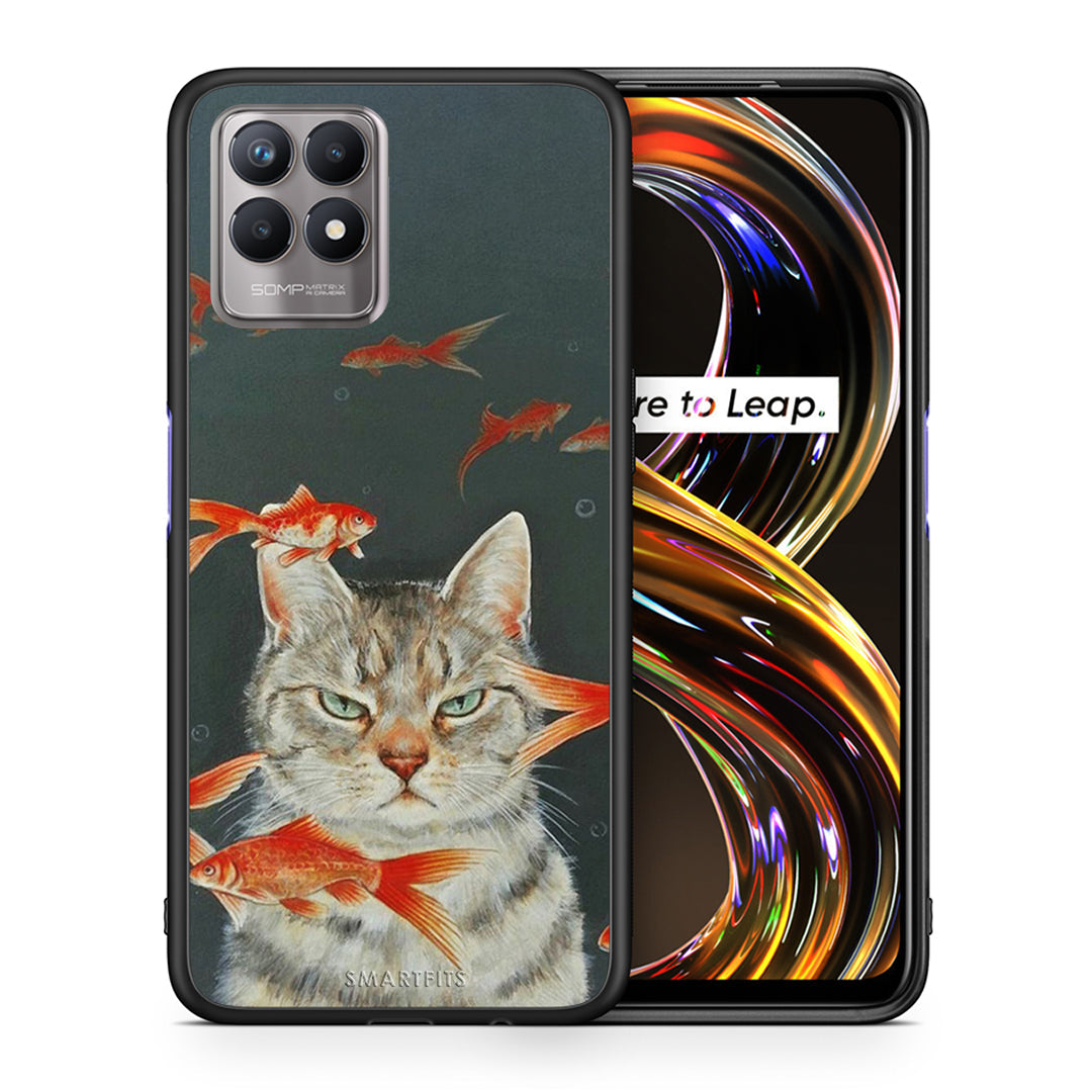 Cat Goldfish - Realme 8i θήκη