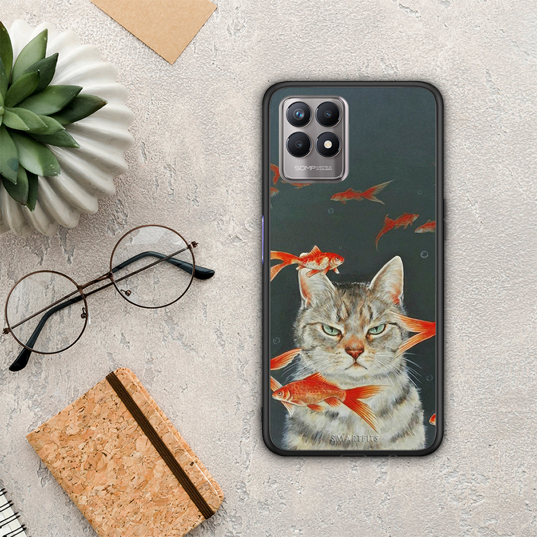 Cat Goldfish - Realme 8i θήκη