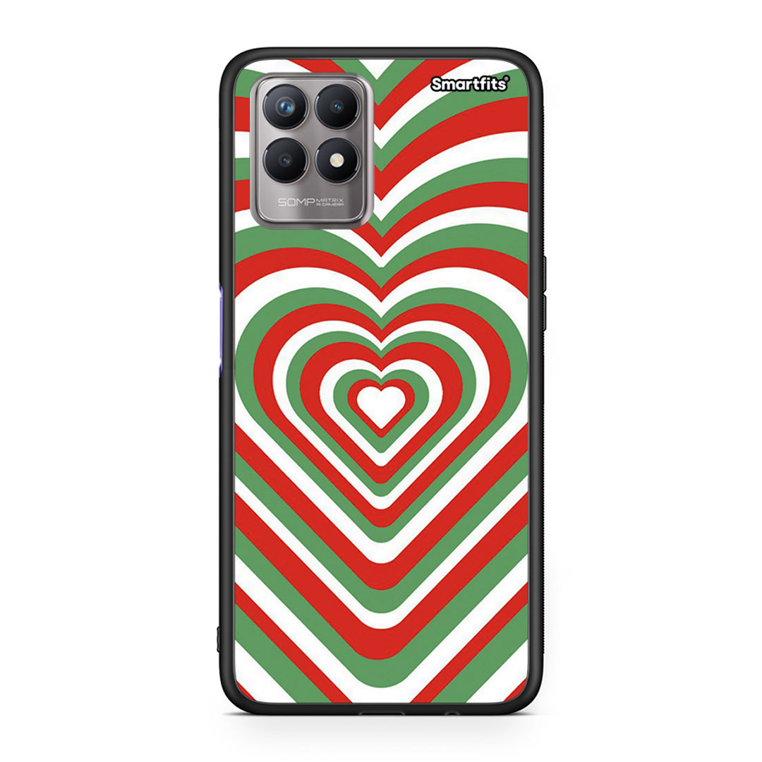 Christmas Hearts - Realme 8i θήκη