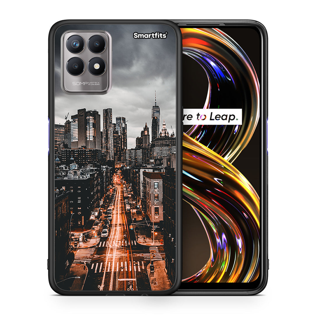 City Lights - Realme 8i θήκη