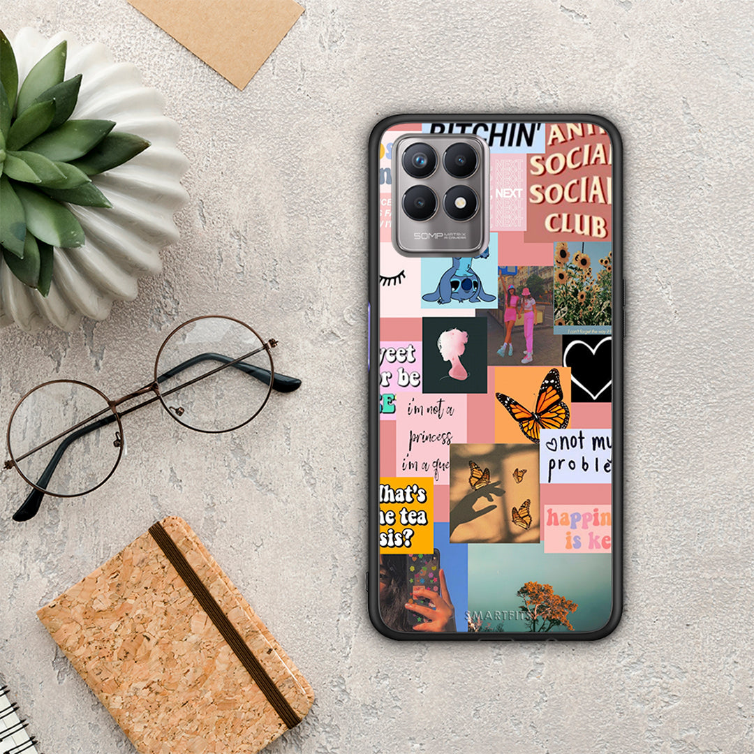 Collage Bitchin - Realme 8i θήκη