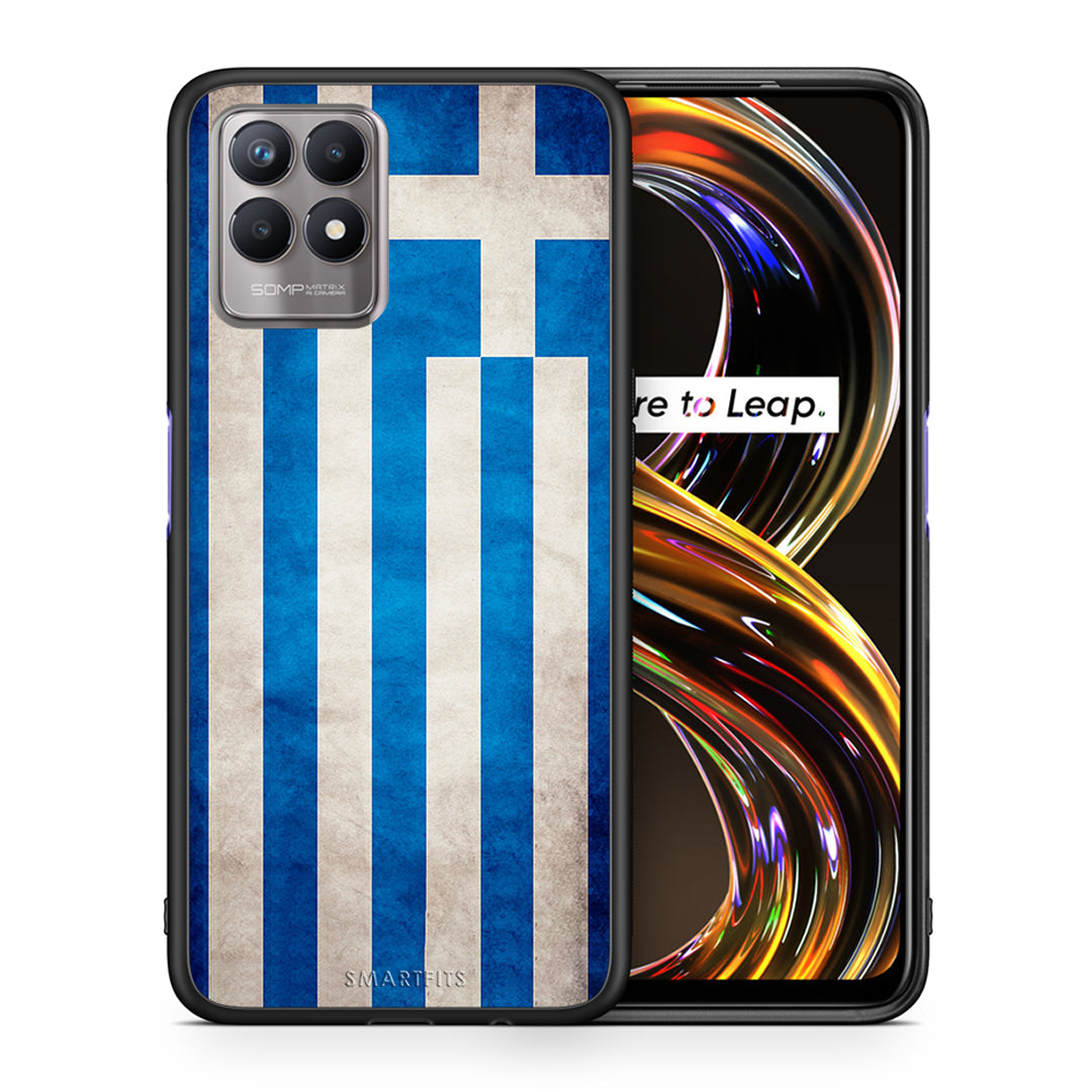 Flag Greek - Realme 8i θήκη