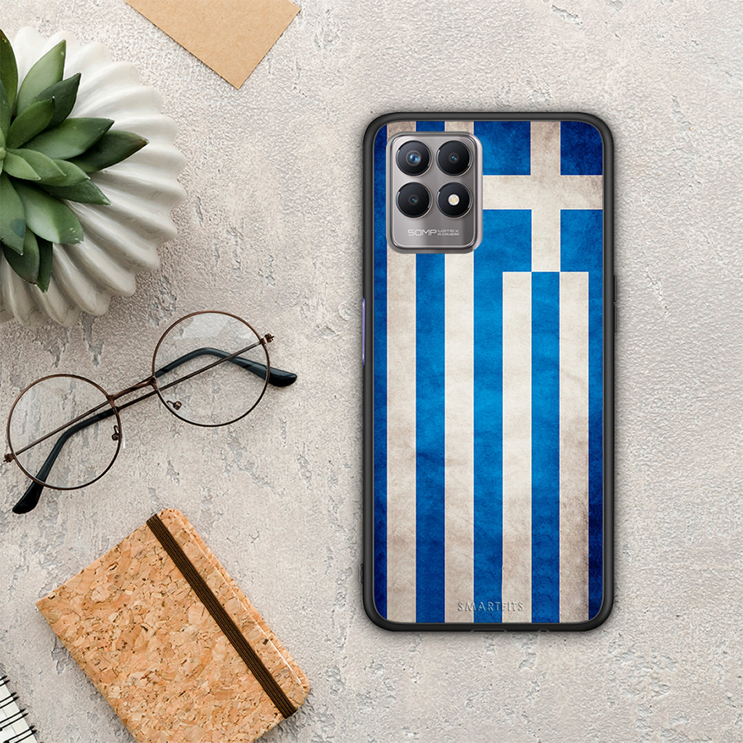 Flag Greek - Realme 8i θήκη