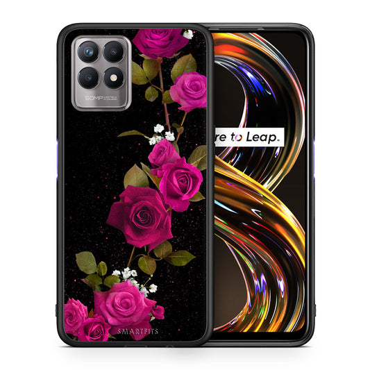 Flower Red Roses - Realme 8i θήκη