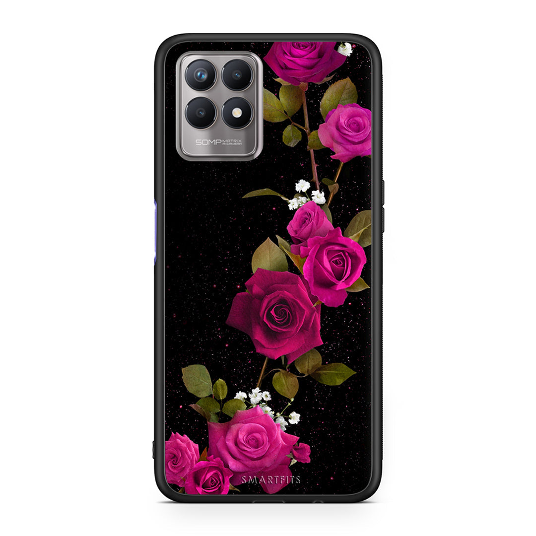 Flower Red Roses - Realme 8i θήκη