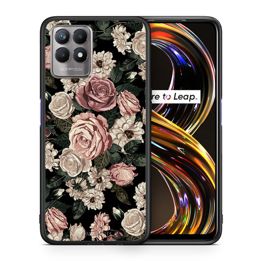 Flower Wild Roses - Realme 8i θήκη