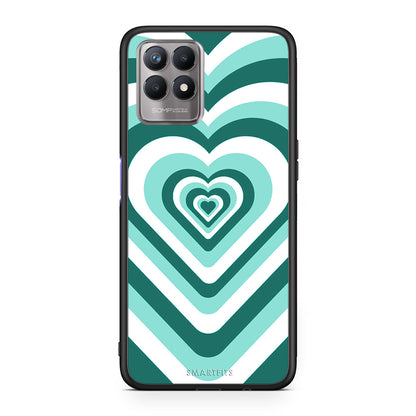 Green Hearts - Realme 8i θήκη