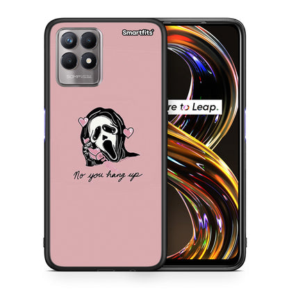 Θήκη Realme 8i Halloween Hang Up από τη Smartfits με σχέδιο στο πίσω μέρος και μαύρο περίβλημα | Realme 8i Halloween Hang Up case with colorful back and black bezels