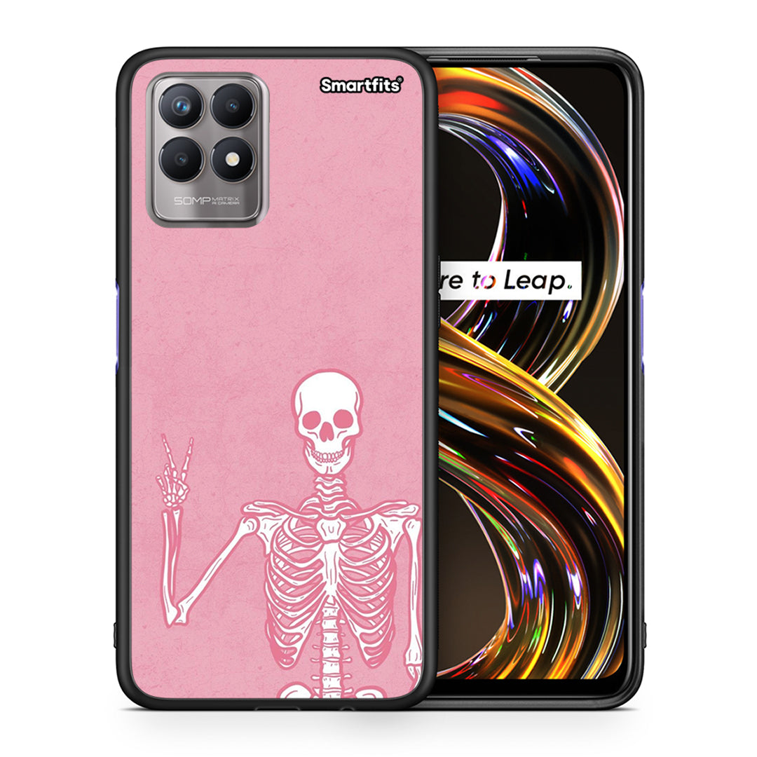 Θήκη Realme 8i Halloween Motivation από τη Smartfits με σχέδιο στο πίσω μέρος και μαύρο περίβλημα | Realme 8i Halloween Motivation case with colorful back and black bezels
