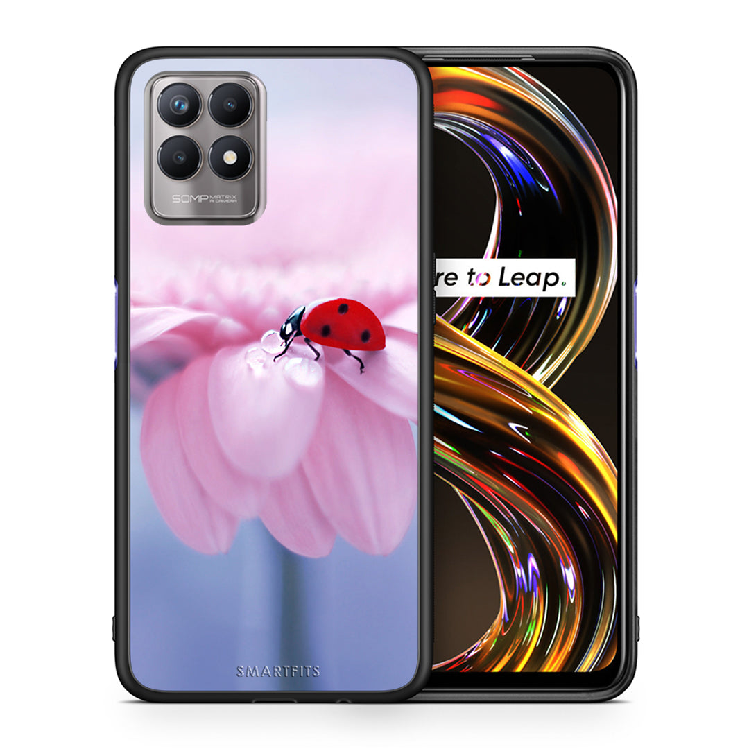 Ladybug Flower - Realme 8i θήκη