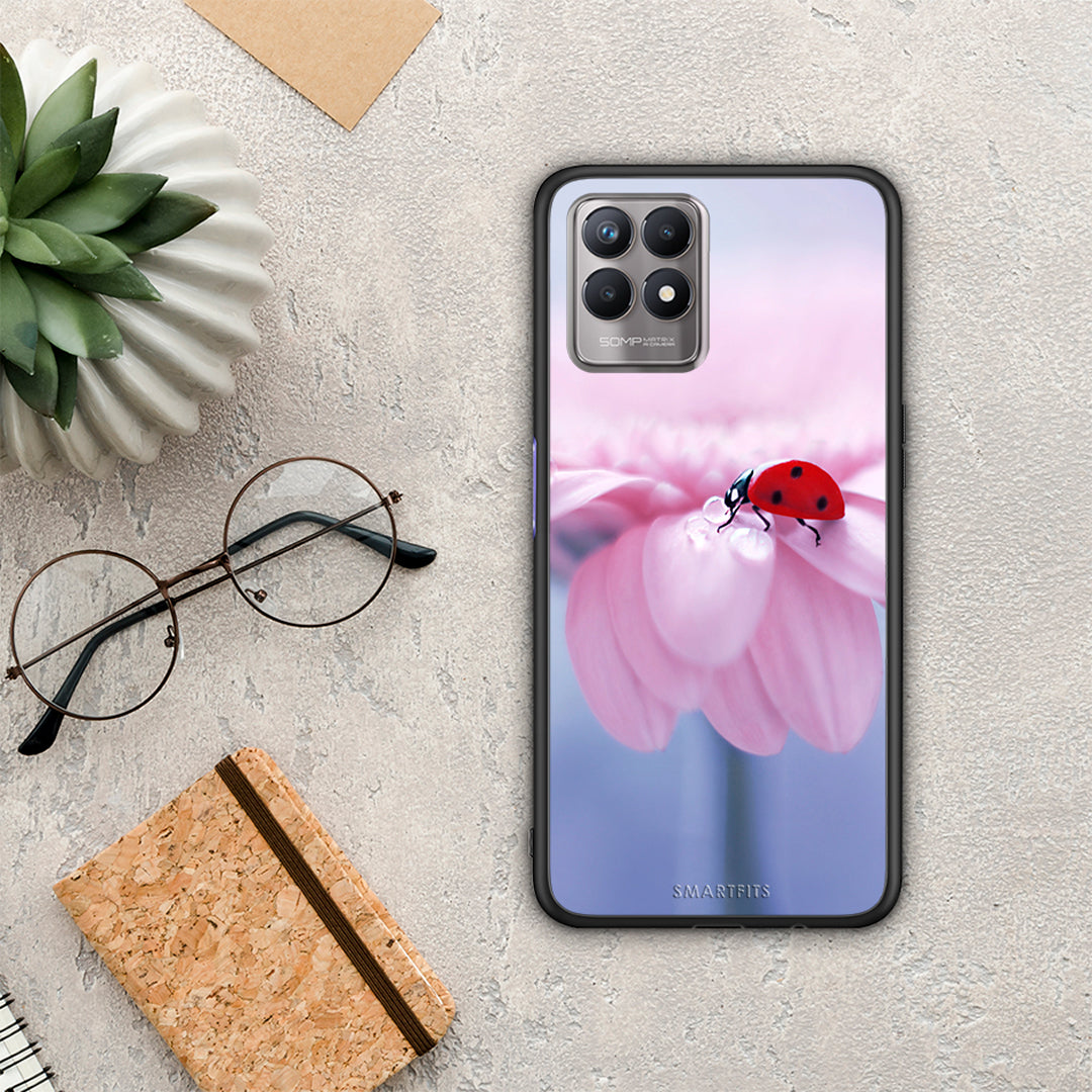 Ladybug Flower - Realme 8i θήκη