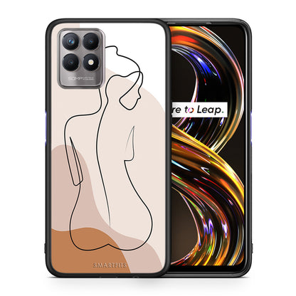 LineArt Woman - Realme 8i θήκη