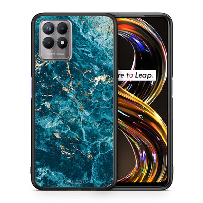Marble Blue - Realme 8i θήκη