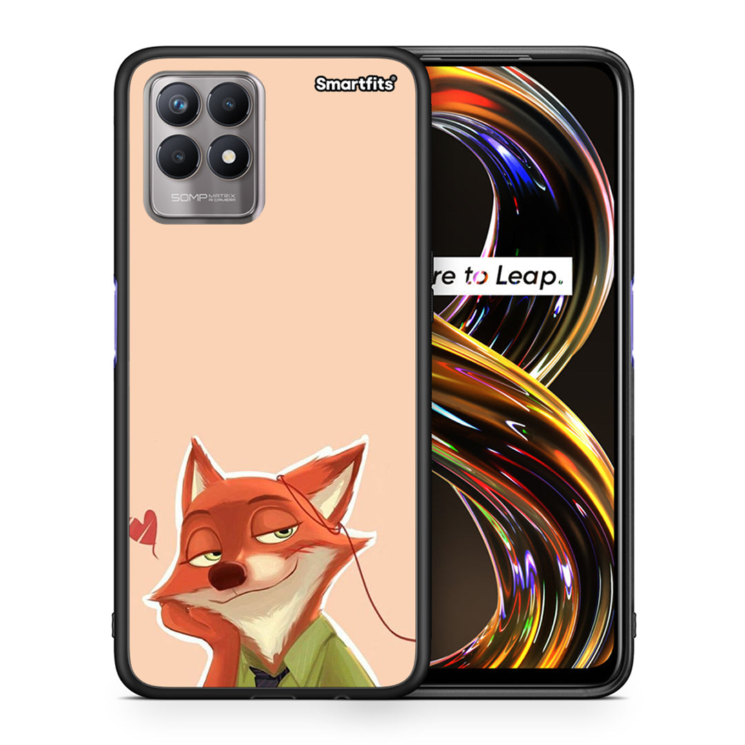 Nick Wilde And Judy Hopps Love 1 - Realme 8i θήκη