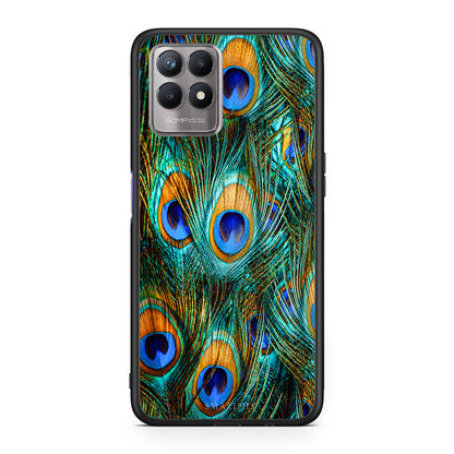 Real Peacock Feathers - Realme 8i θήκη